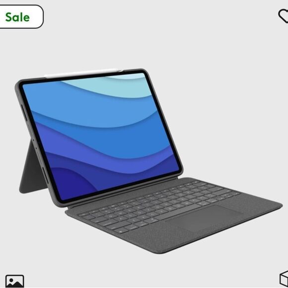 New in box Logitech Combo Touch keyboard folio for iPad Pro 12.9 inch - Picture 3 of 11
